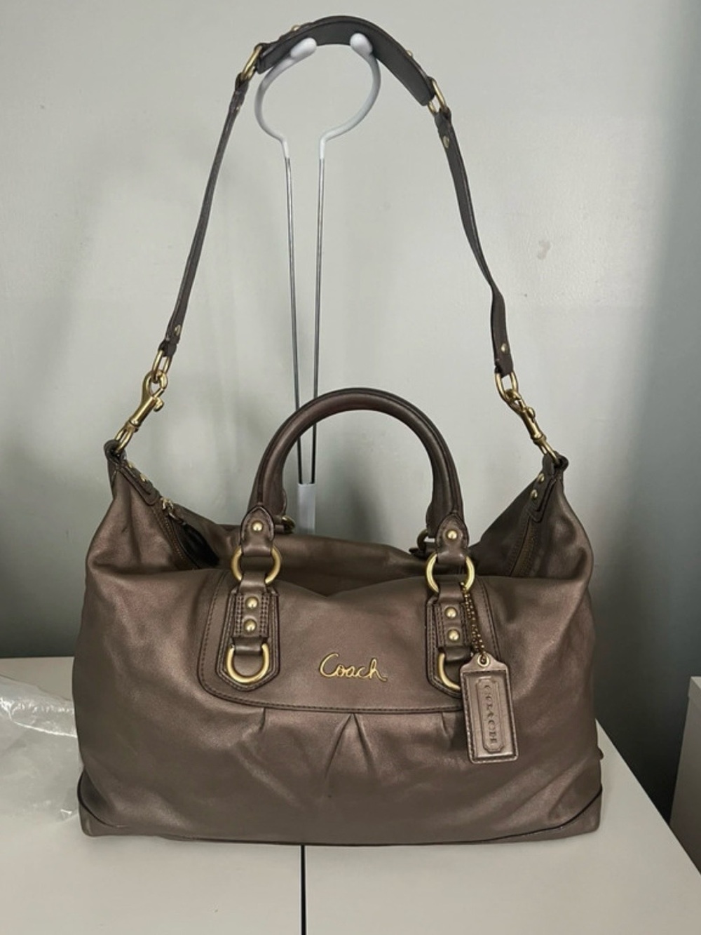 Coach Vintage Ashley Leather Satchel